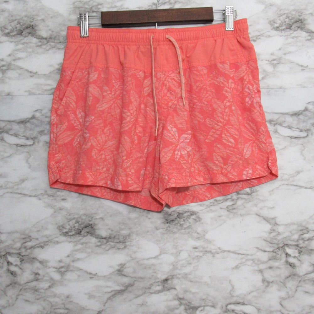 Columbia Coral Leaf Print Outdoors Shorts Size Small
